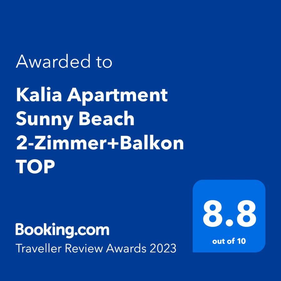 Kalia Apartment Sunny Beach 2-Zimmer+Balkon Top Exterior foto